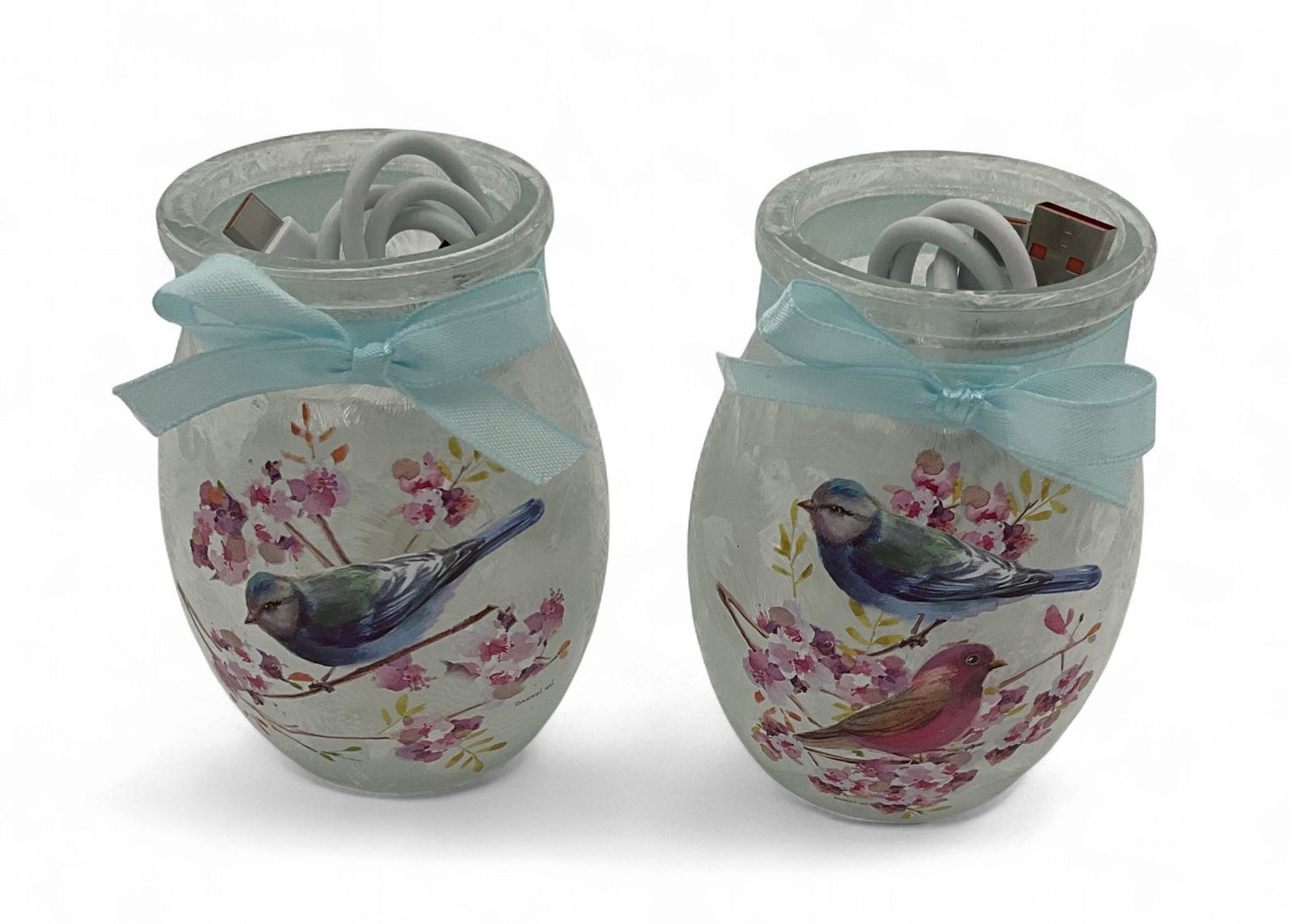 SUMMER BIRDS FROSTED LIGHTS