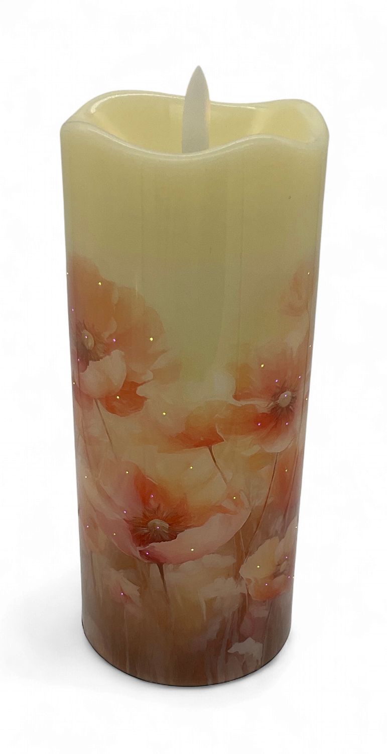 Poppy led candle