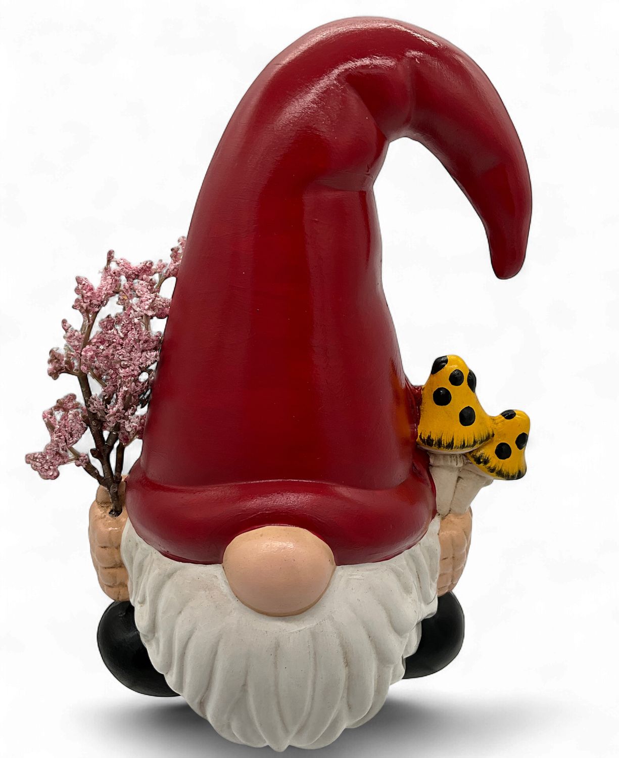 Gnome with Mushrooms and Floral