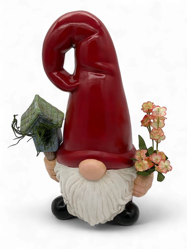 Nordic Gnome with Birdhouse