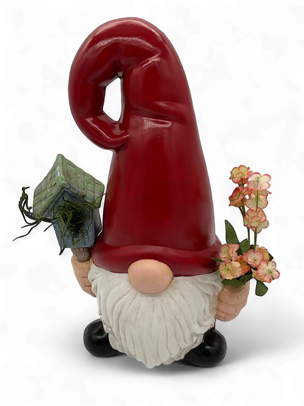 Nordic Gnome with Birdhouse