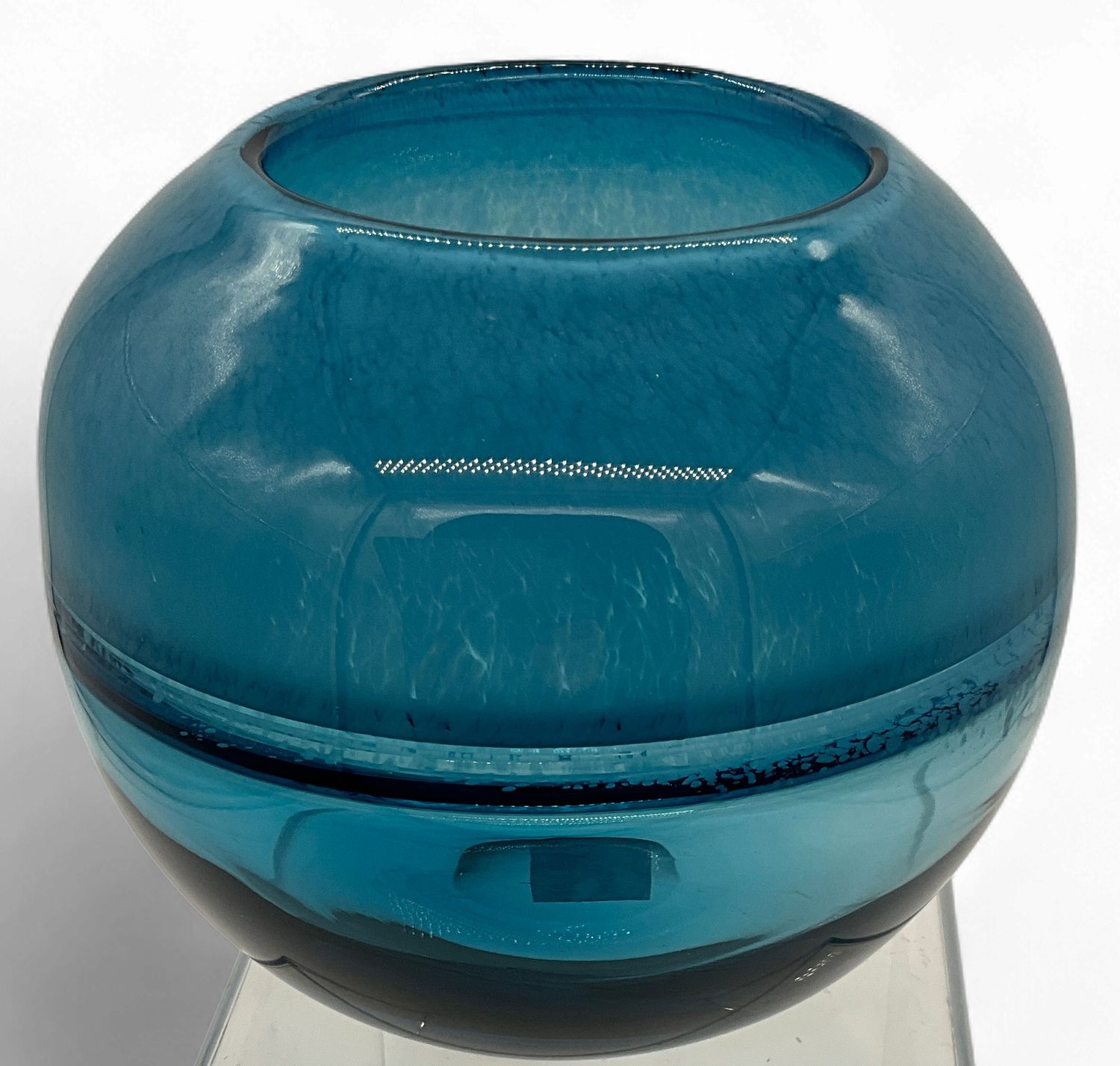 Blue tone Glass Vase