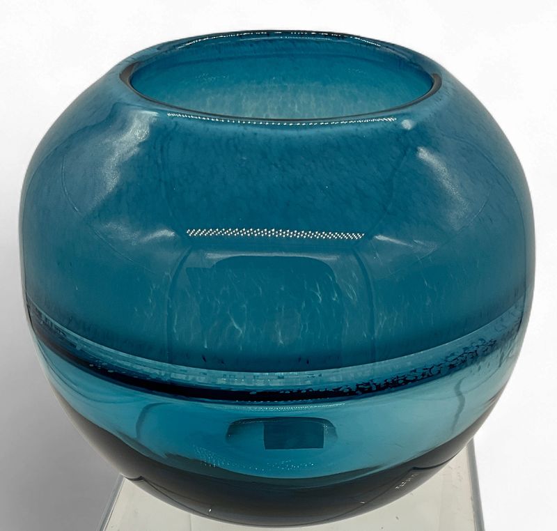 Blue tone Glass Vase