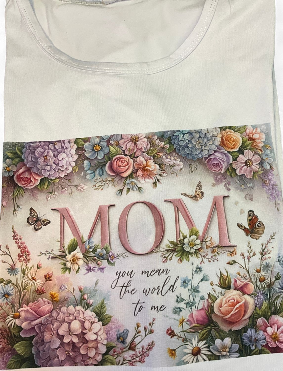 Mom Inspiration Teeshirt with Floral