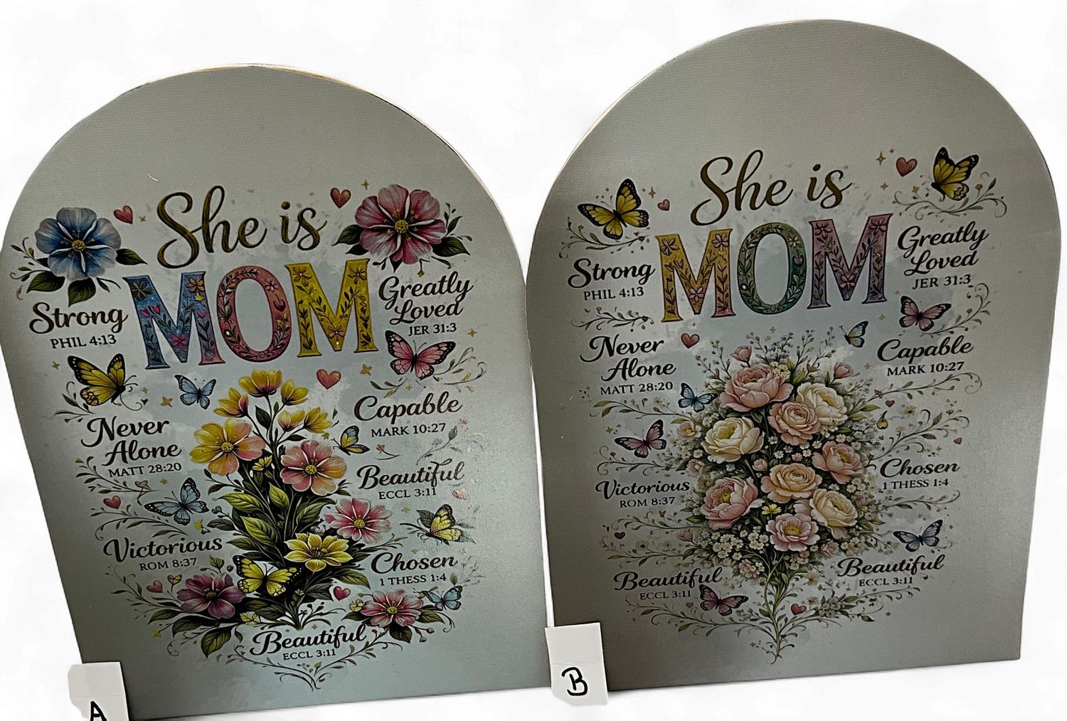 Mom is Poem on arch wood