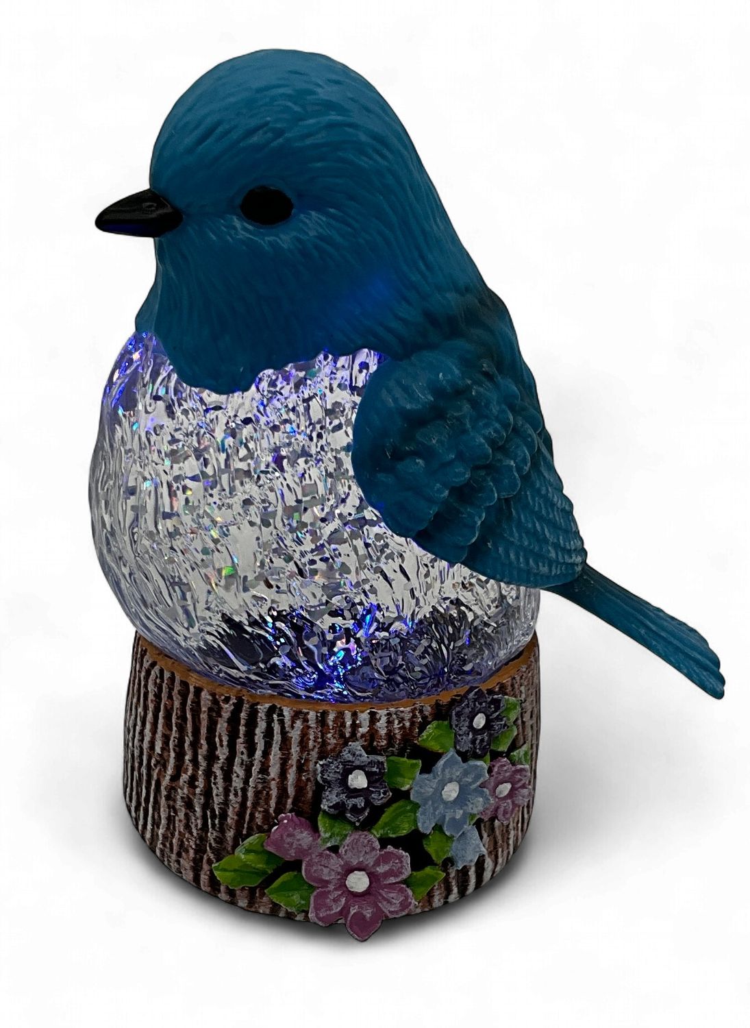 Blue Bird Snow Globe