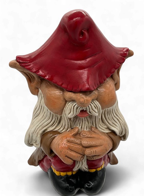 Gnome Sitting Ceramic me