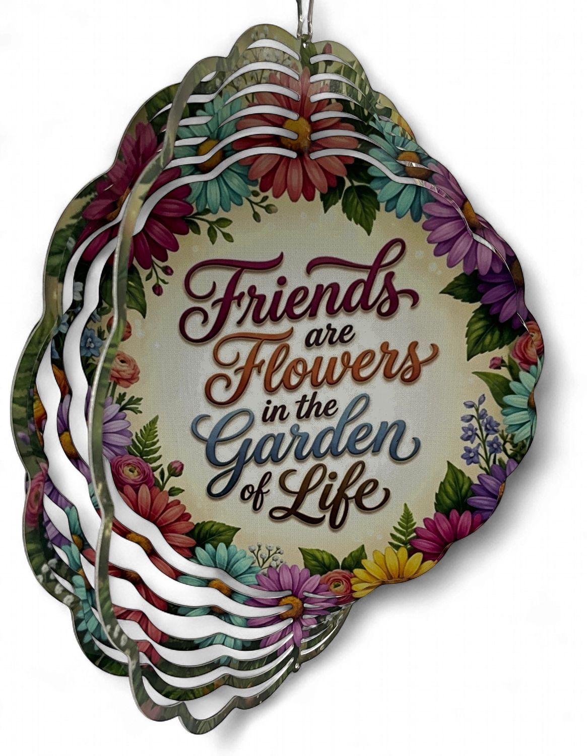Friends are the Flower Wind Spinner