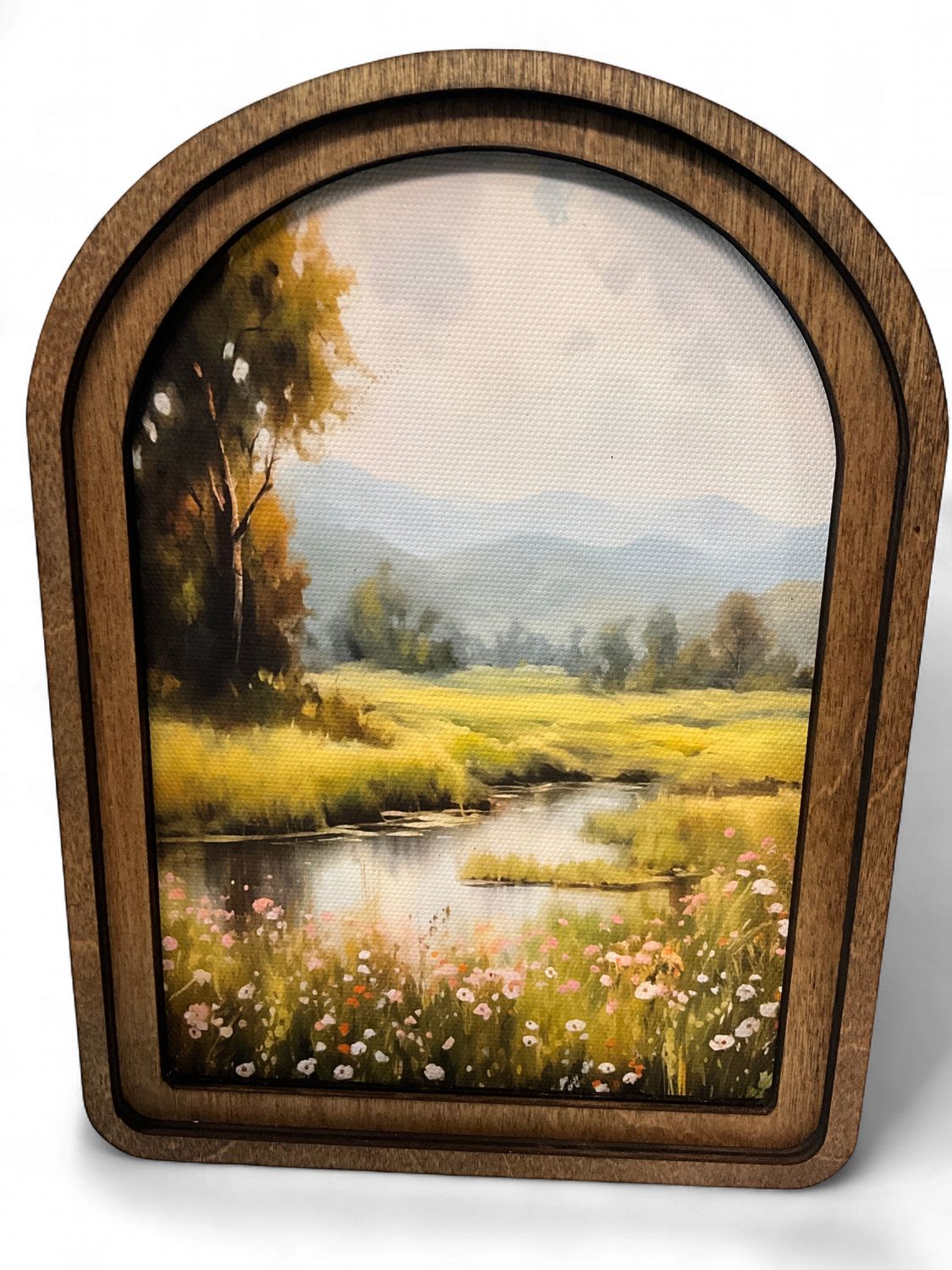 Summer Scene with Floral and a Stream
