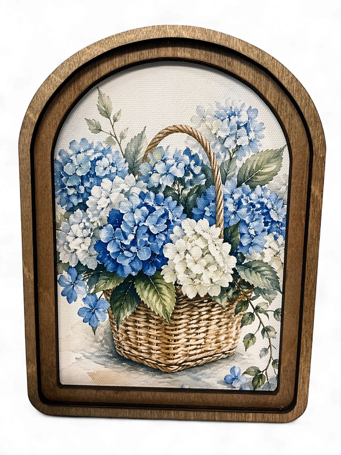 Hydrageans Blue in Basket