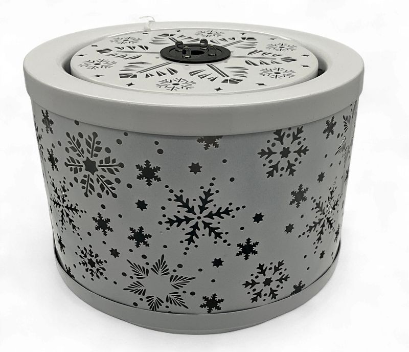 Snowflake Led Metal Fountain