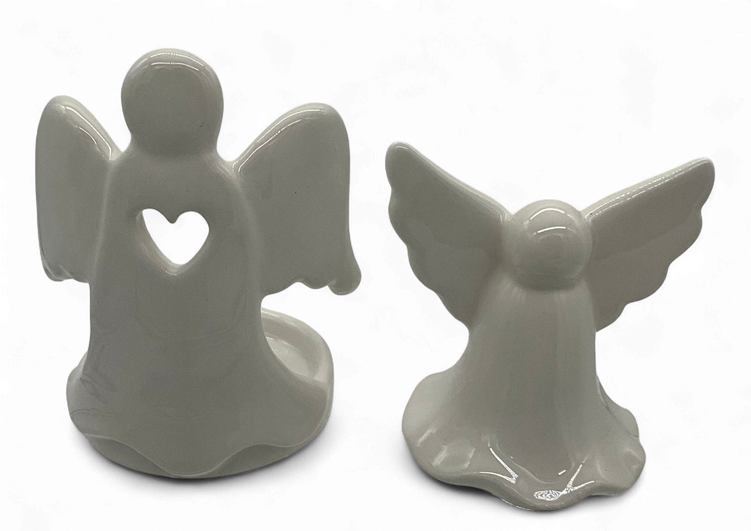 Angel White  Candle Holder
