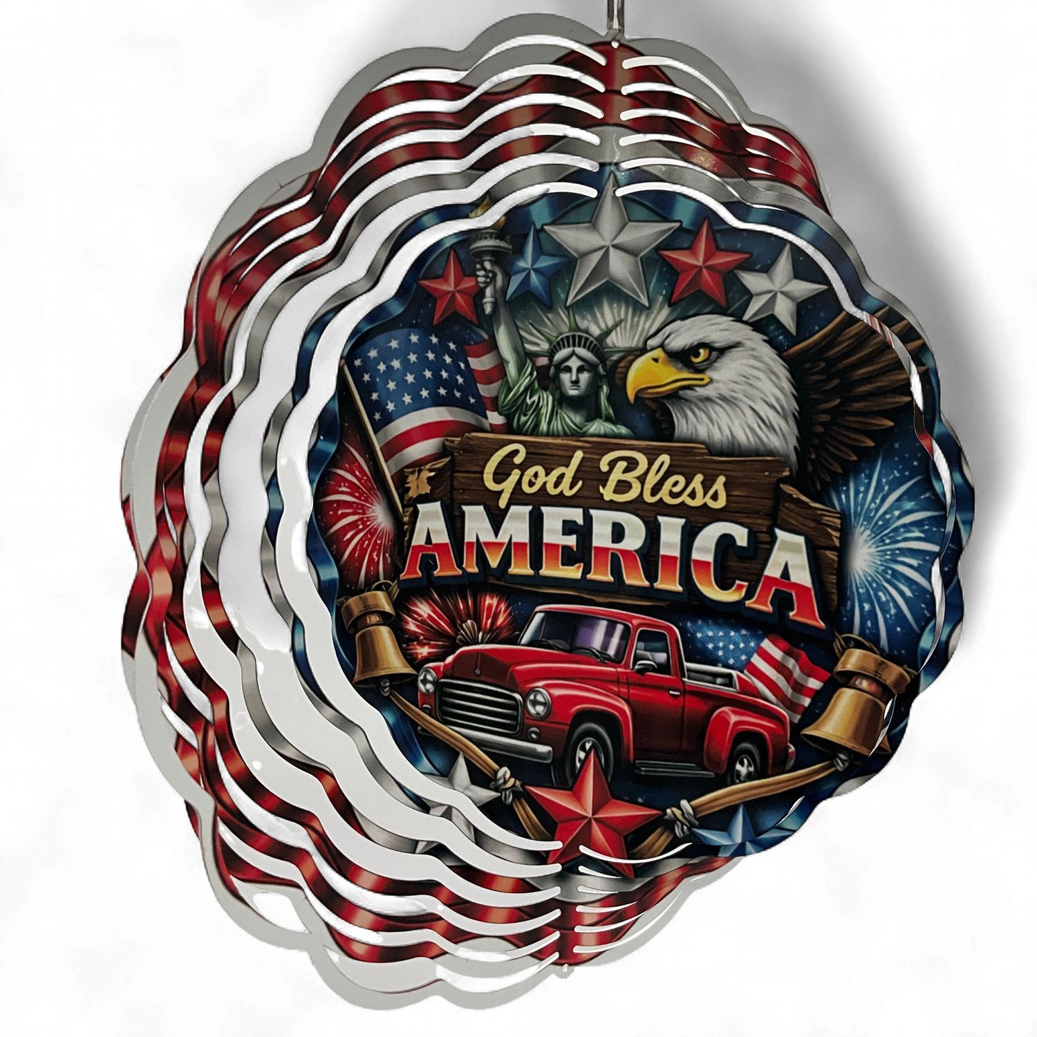 Eagle Statue of Liberty Spinner