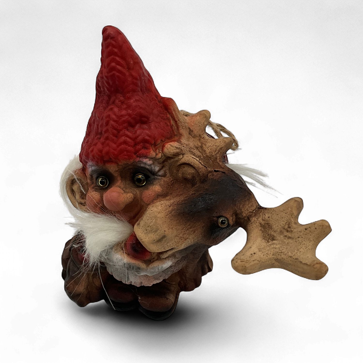 Santa Troll with Moose