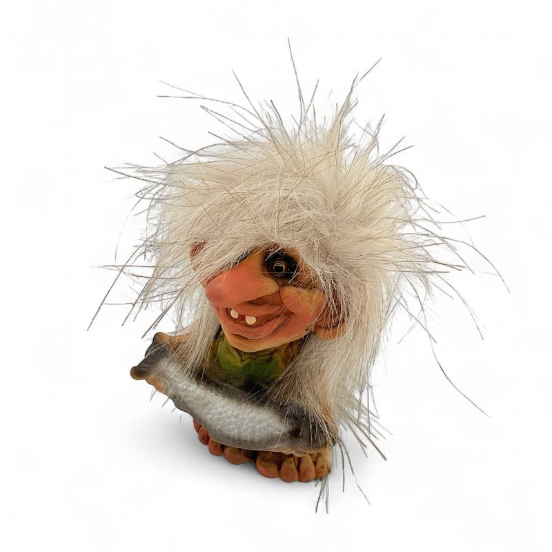 Troll Holding Fish
