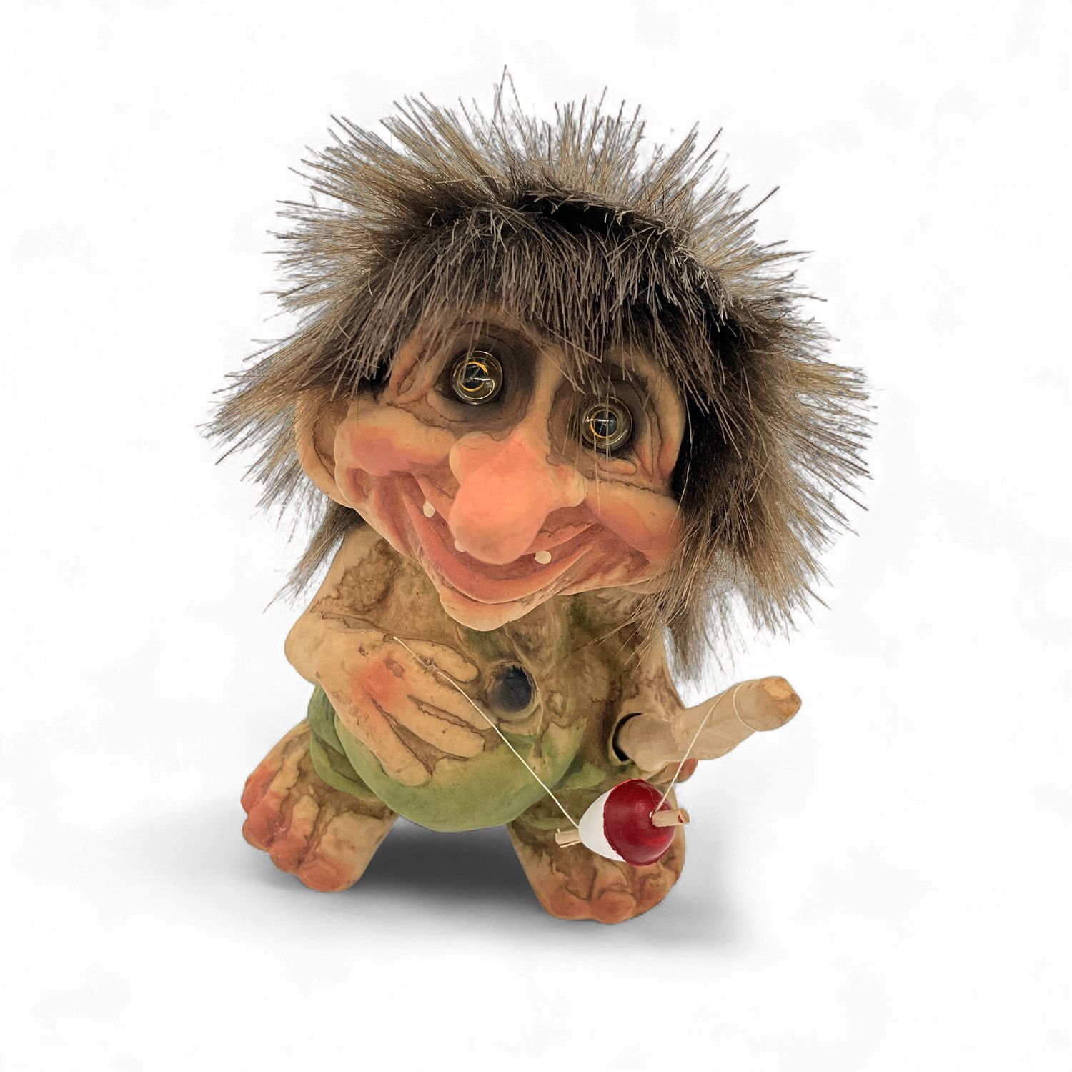 Troll with fishing stick