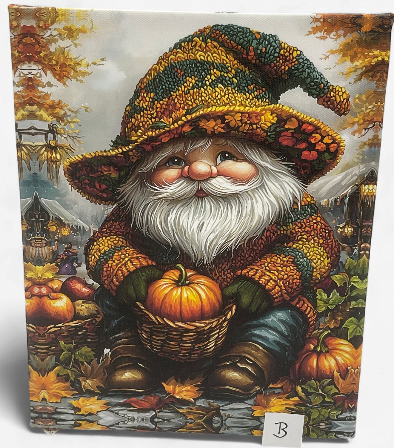 Gnome Autumn Canvas