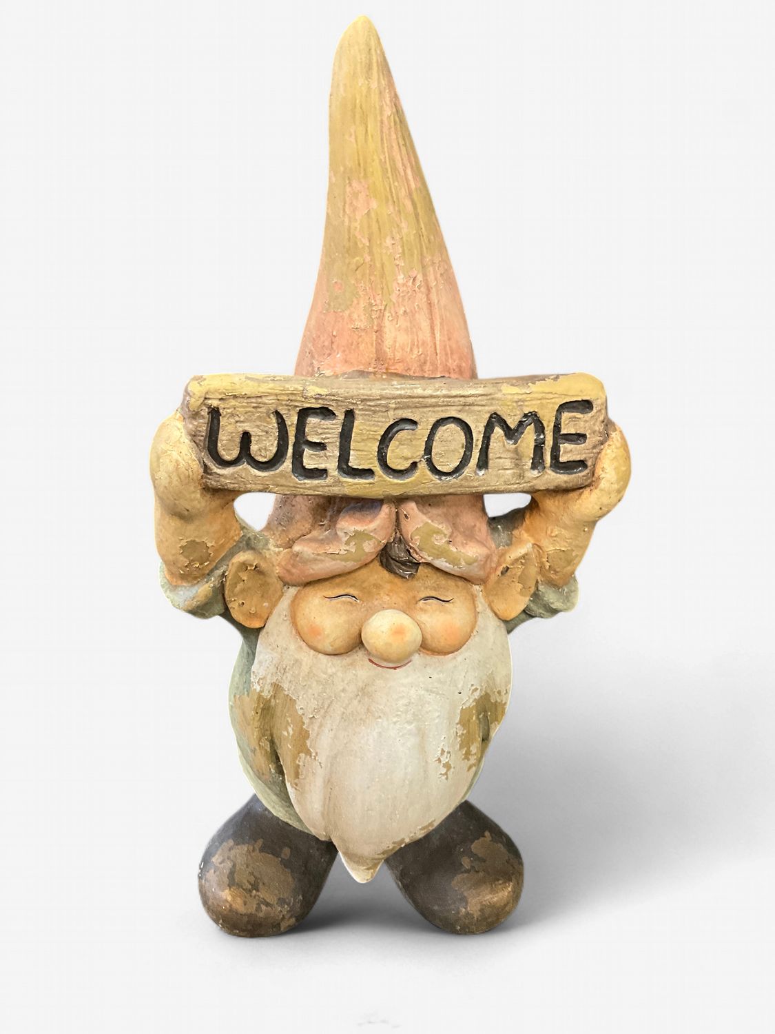 Gnome Vintage Welcome Sign