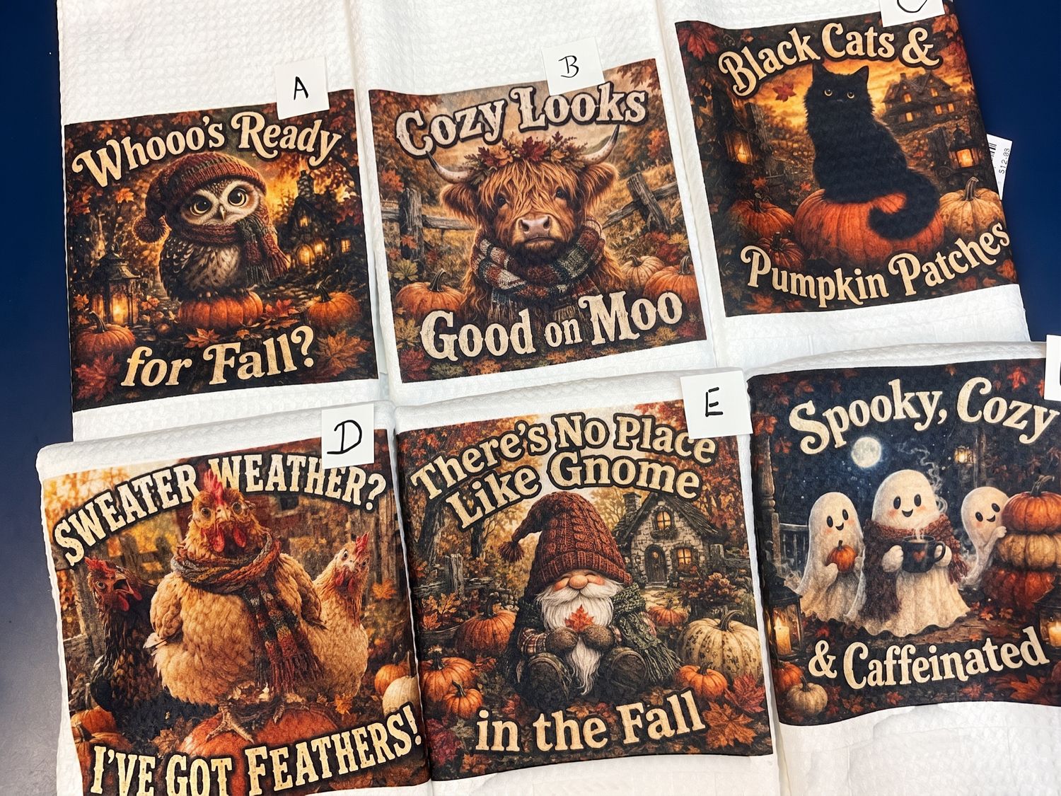 Autumn Original Designer Towels