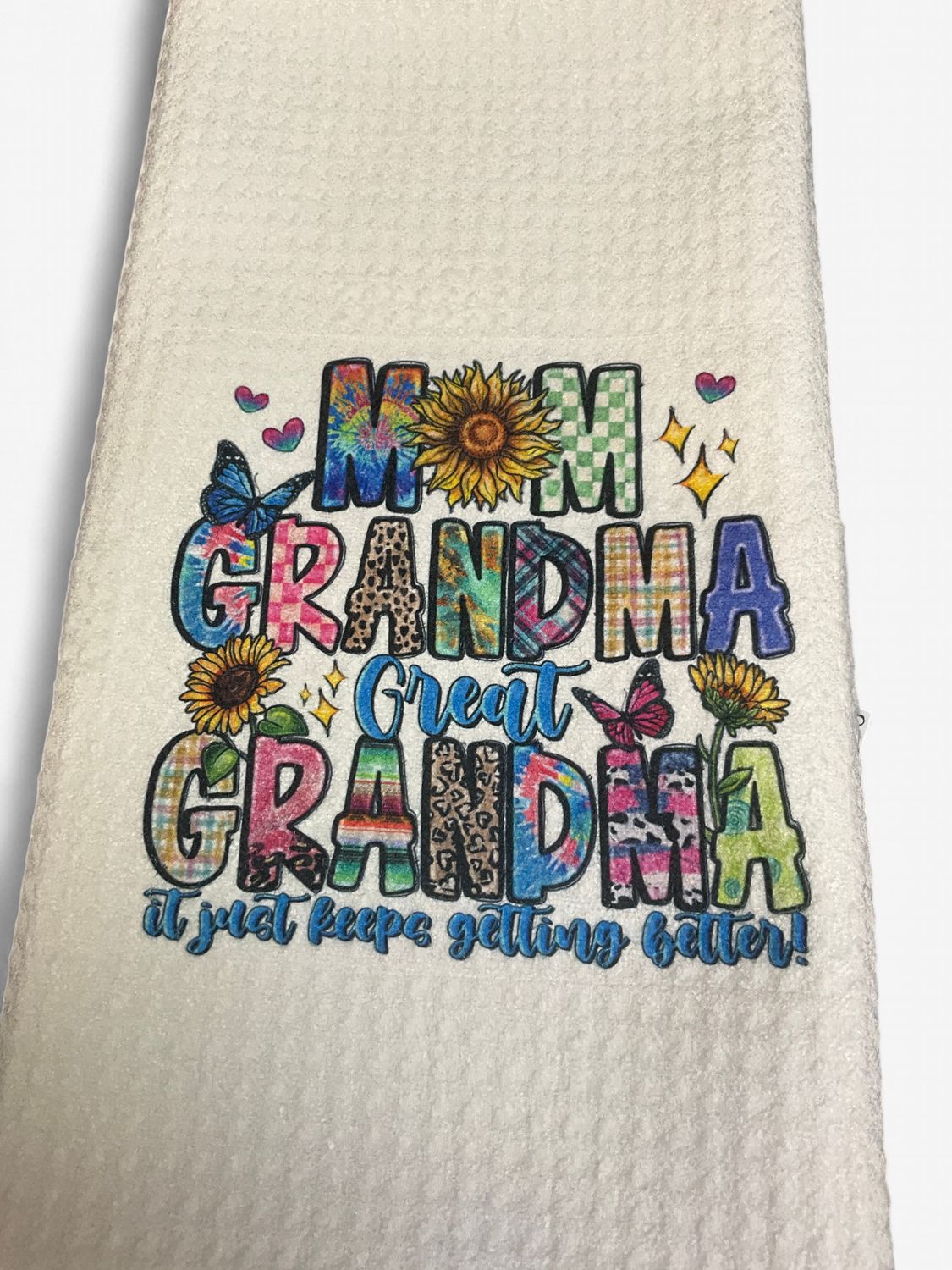 Mom Grma Great Grma towel