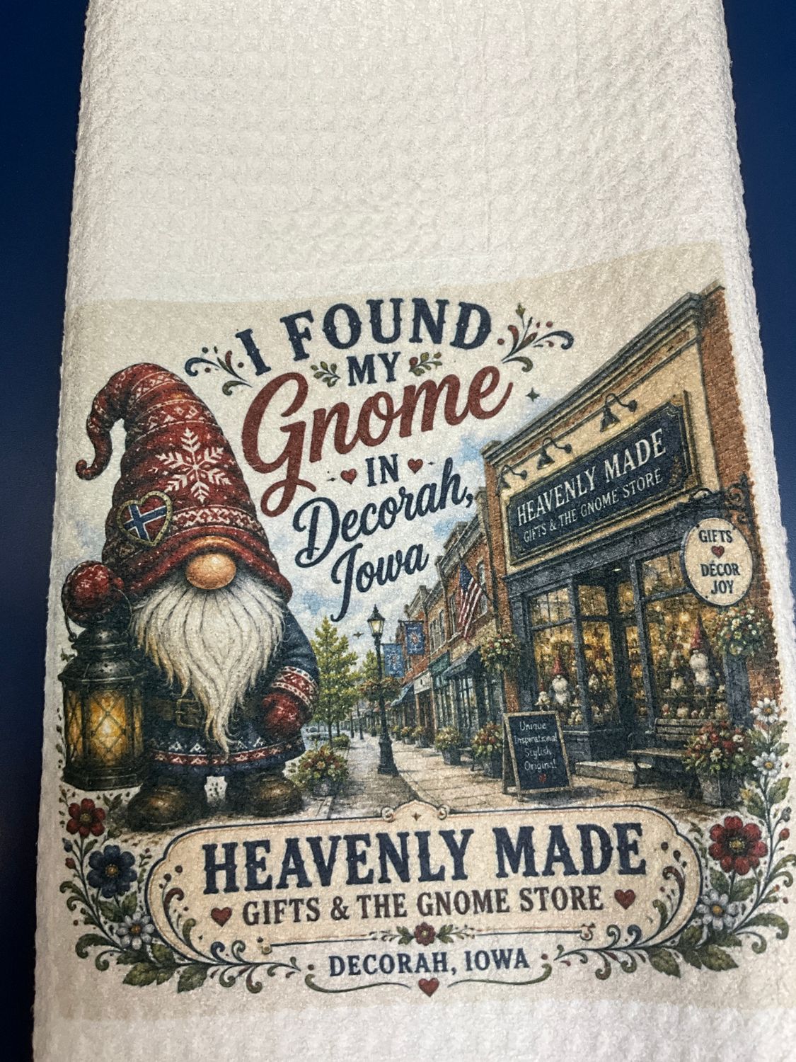 Found My Gnome In Decorah Towel