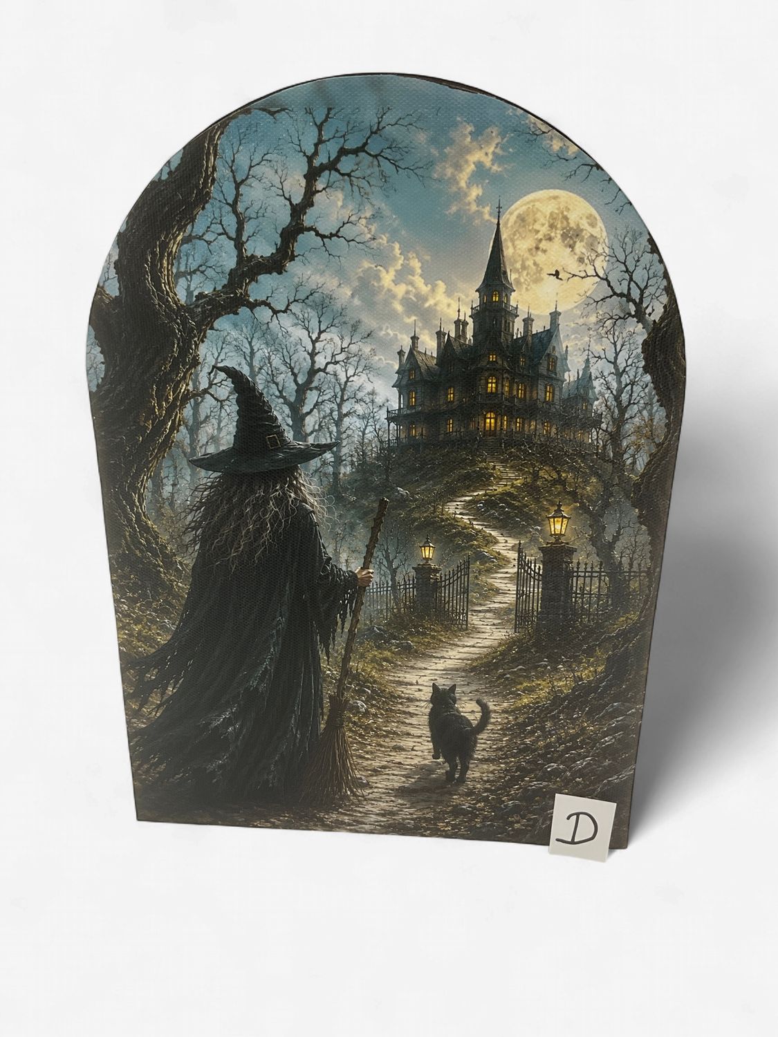 Witch Castle Cat Arch Canvas