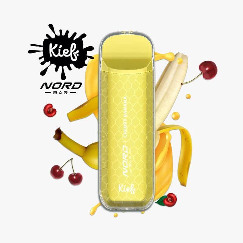 KIEF NORD BAR 2% / 4000 puffs, Flavour: Cherry Banana