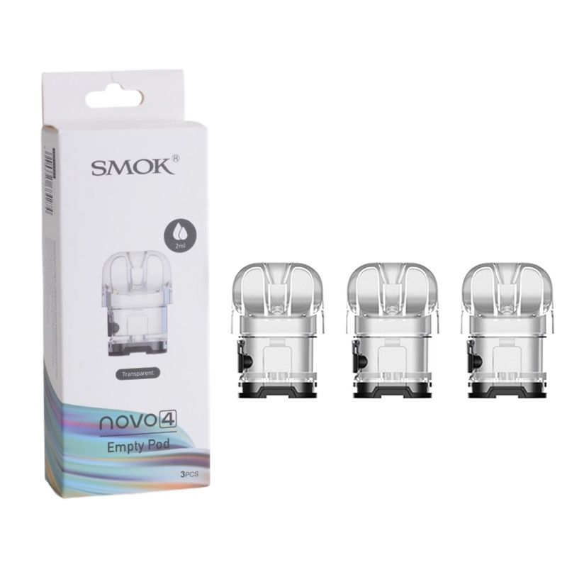 SMOK Novo 4 Empty Pod Silver