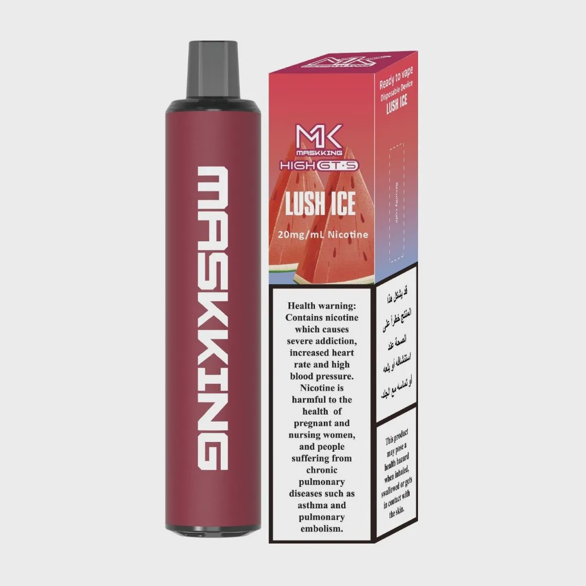 MASKKING HIGH GT-S 20MG/ML-4000 PUFFS, Flavour: Lush Ice