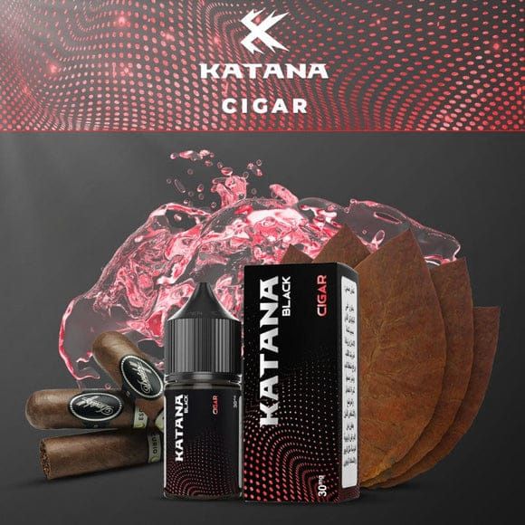 KATANA BLACK SALTS BY TOKYO 20 mg, Flavour: Cigar