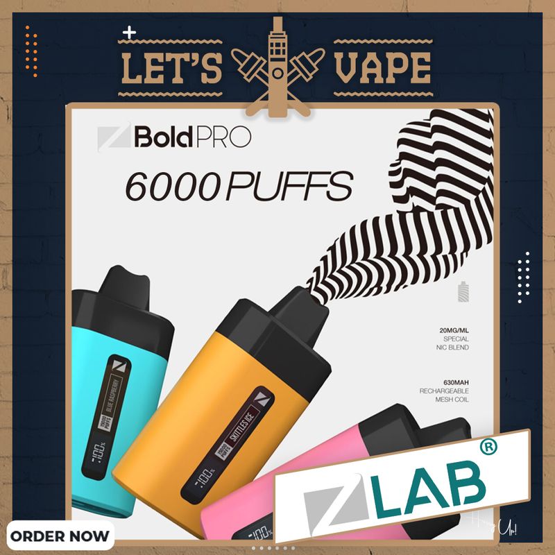ZBold Pro 6000puffs 20mg