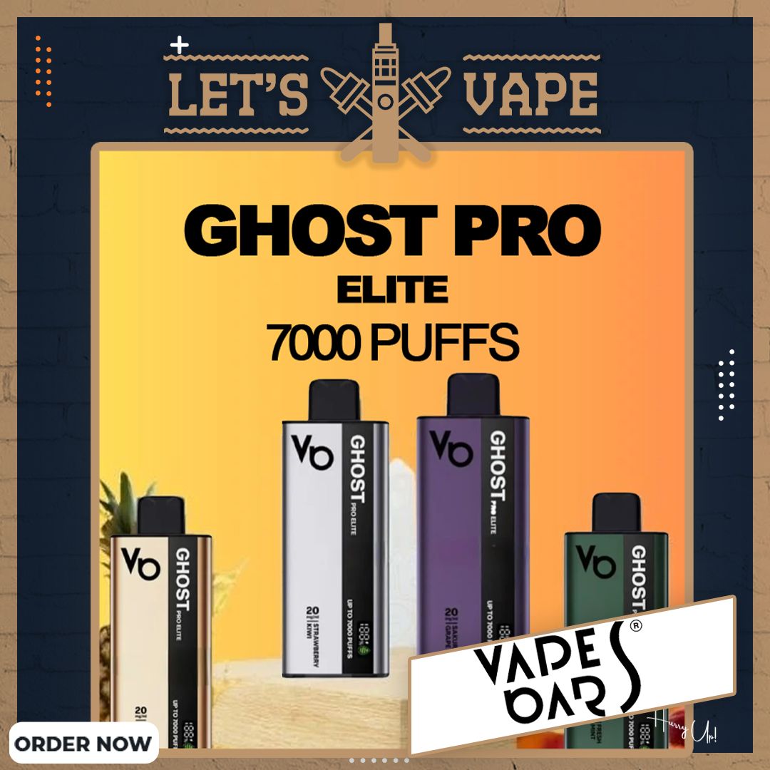 VAPES BARS Ghost Pro Elite 7000 Puffs 2%