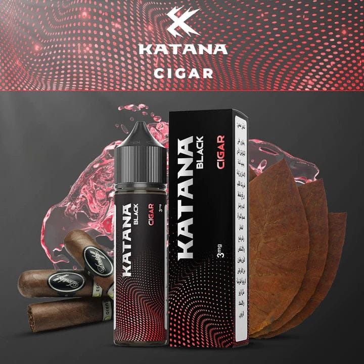 KATANA BLACK  BY TOKYO 3mg, Flavour: Cigar