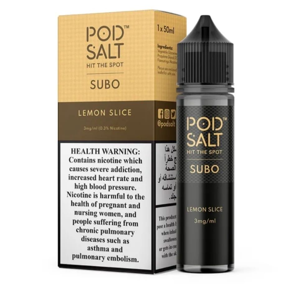 Pod Salt  Subo Lemon Slice 3mg/50ml