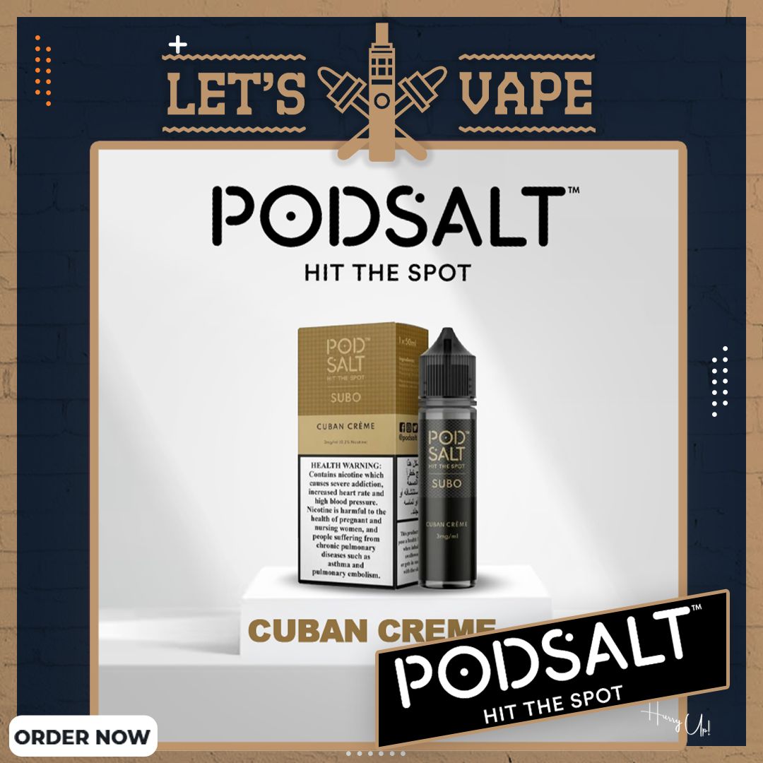 Pod Salt  Subo Cuban Creme 3mg/50ml