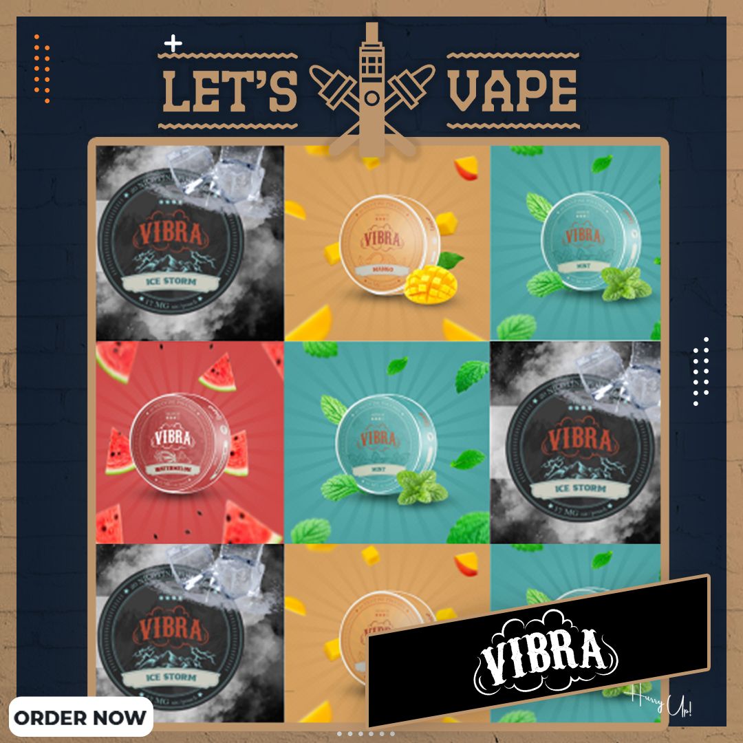 VIBRA Nicotine Pouches - 17MG
