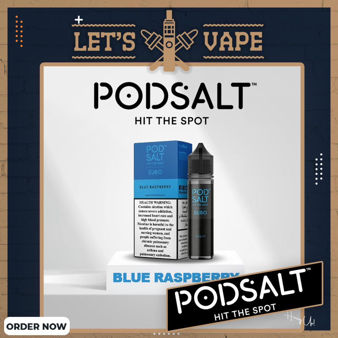 Pod Salt  Subo Blue Raspberry 3mg/50ml