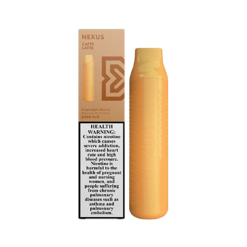 NEXUS 20mg/ml-2000 puffs, Flavour: CAFFE LATTE