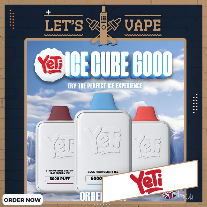 YETI ICE CUBE 50MG 6000 PUFFS