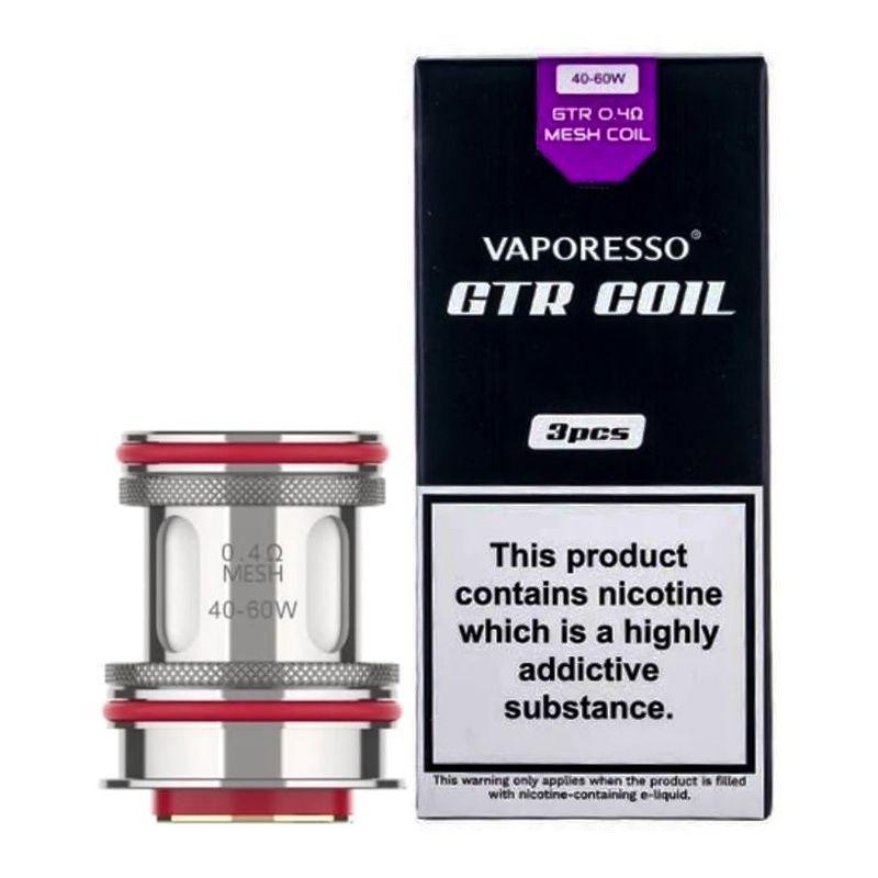 Vaporesso GTR COIL, Resistance: GTR 0.4 Ω Mesh coil