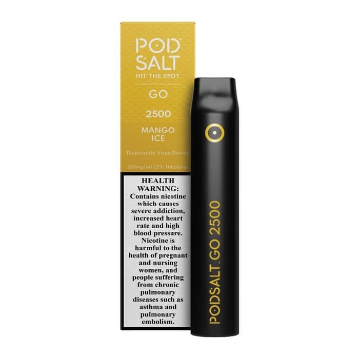POD SALT GO 2500 puffs 20mg, Flavour: Mango Ice