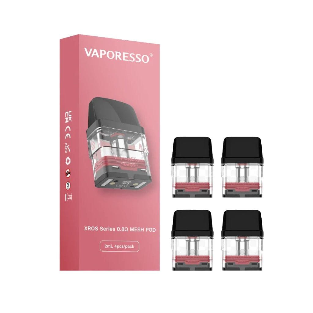 Vaporesso XROS series pods 2ml / 4pcs pack, Resistance: 0.8 ohm MESH