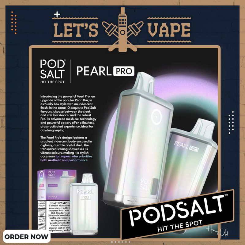Pod Salt Pearl Pro 10000puffs-20mg