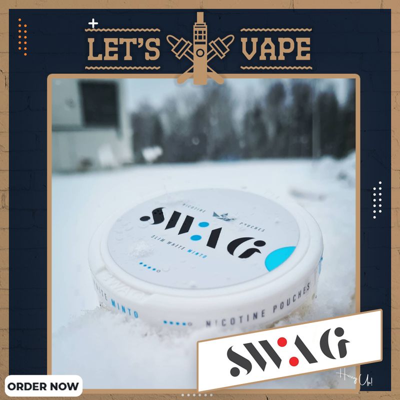 Swag/Slim White Nicotine Pouches-20mg