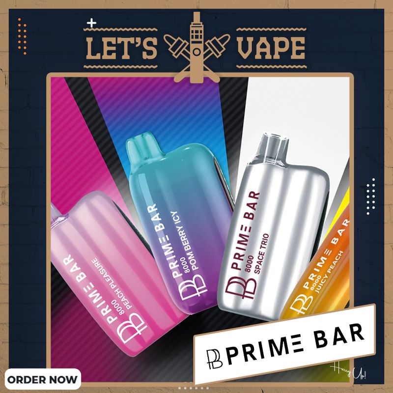 Prime Bar 8000puffs-50mg