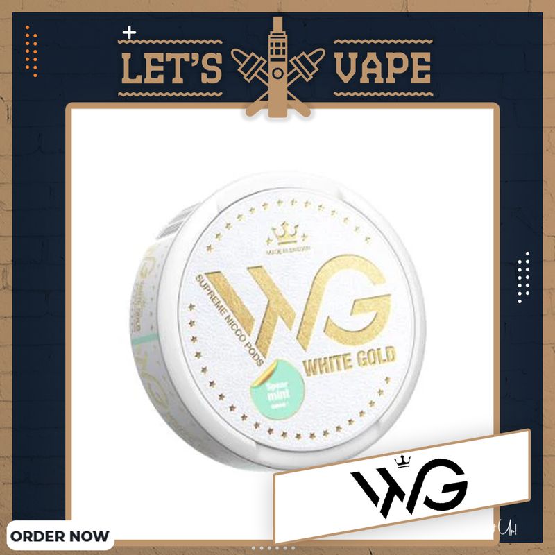 White Gold/Slim White Nicotine Pouches-8mg