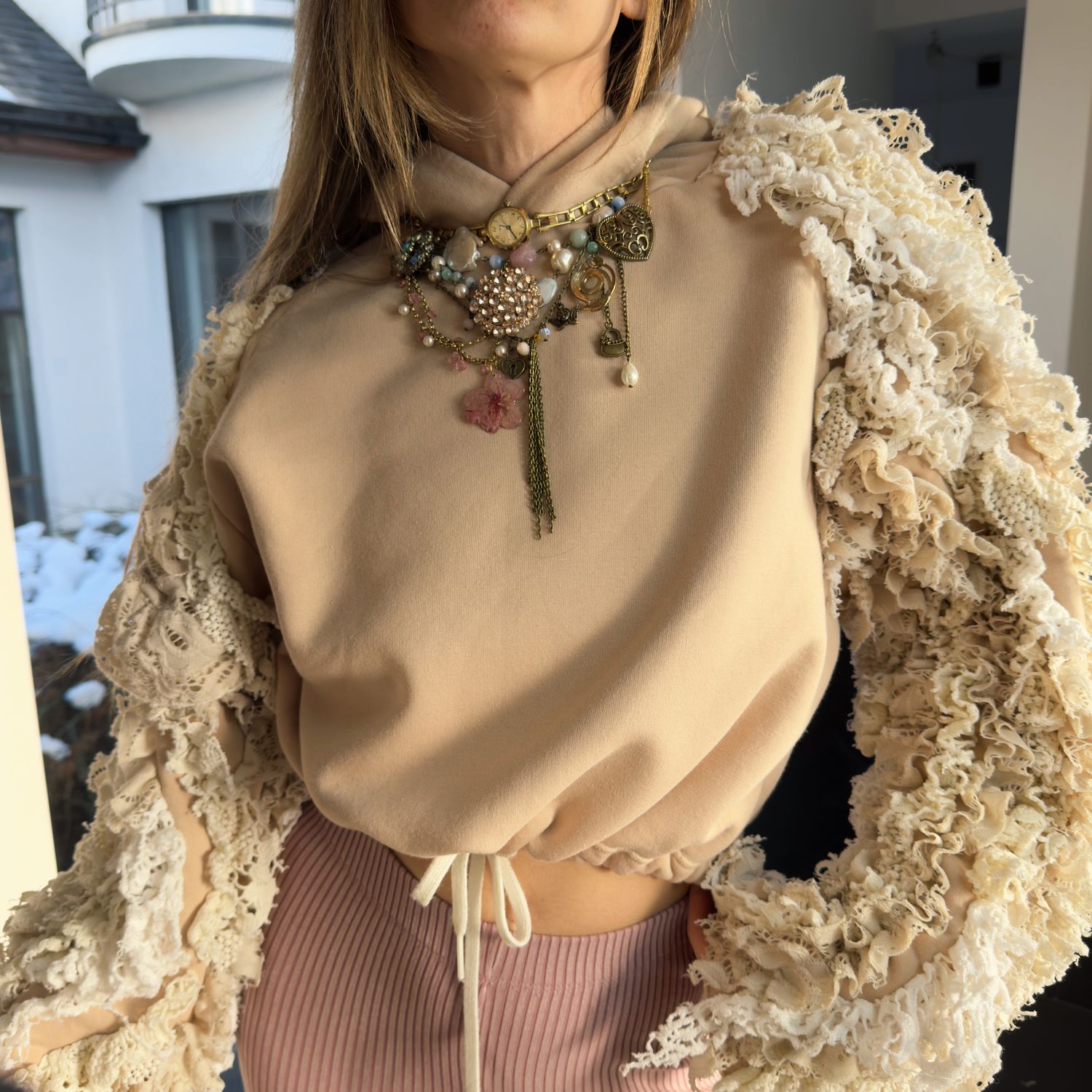 Bluza z falbanami