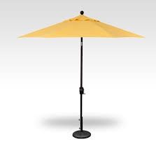 TG 7.5' Market Umbrella Octagon Push Button Tilt Lemon/Bronze