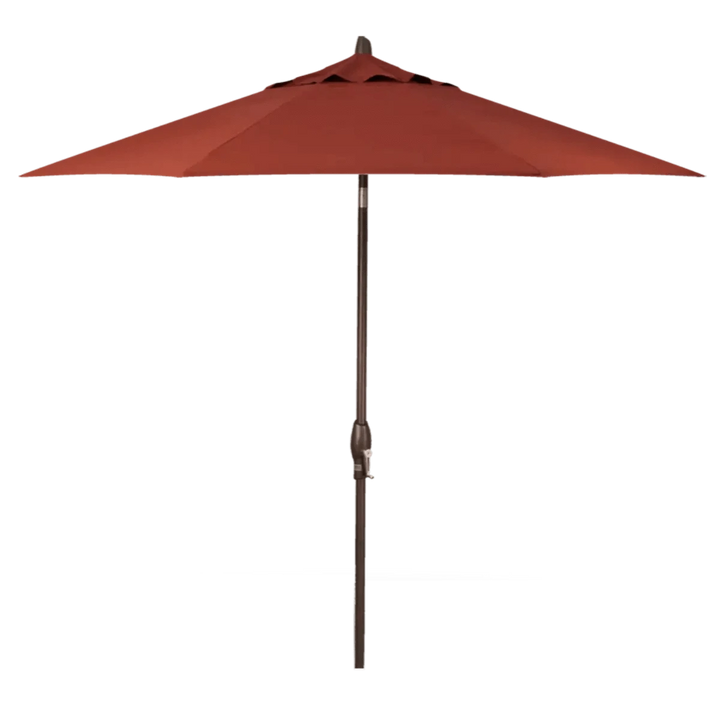 TG 9' Auto Tilt Market Umbrella Octagon Berry/Bronze