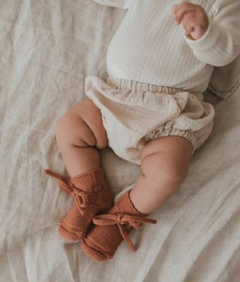 Hvid booties Terracotta